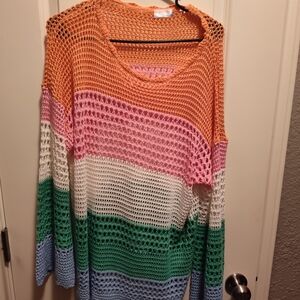Altar'd State Multicolor Knit Sweater